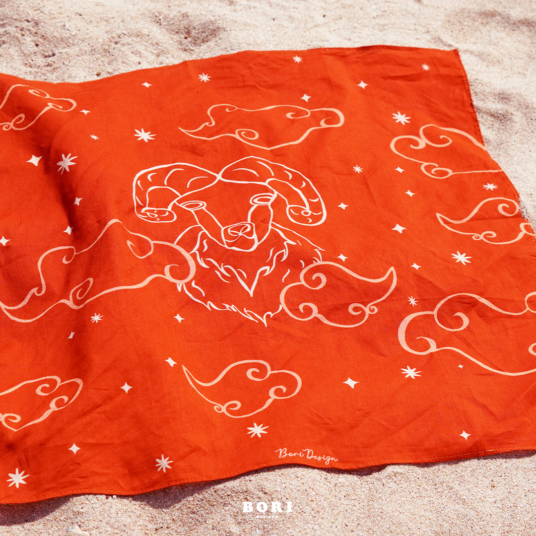 Bori Vintage Bandana vol.5 星座系列 - 白羊座